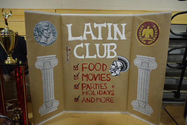 Sign from Latin Club