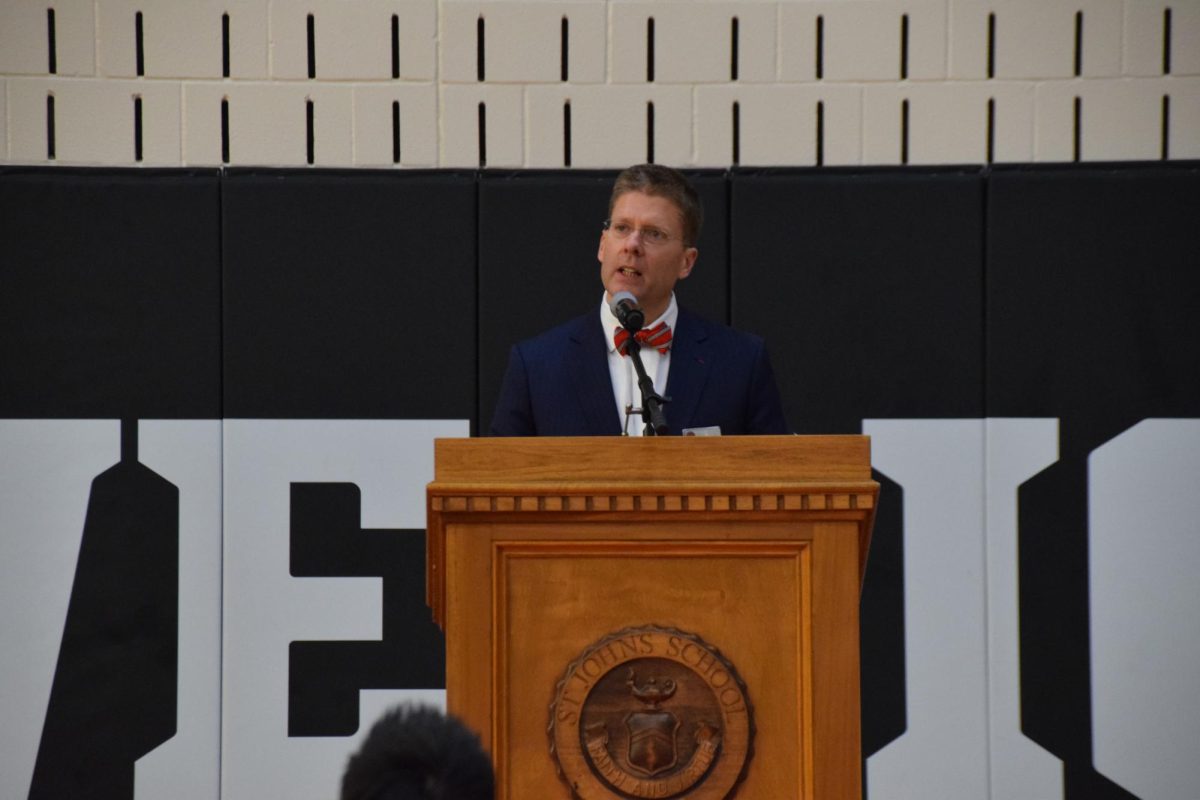 Head of School Dan Alig welcomes students for St. John's 79th year, encouraging them to embody the School's five principles. 