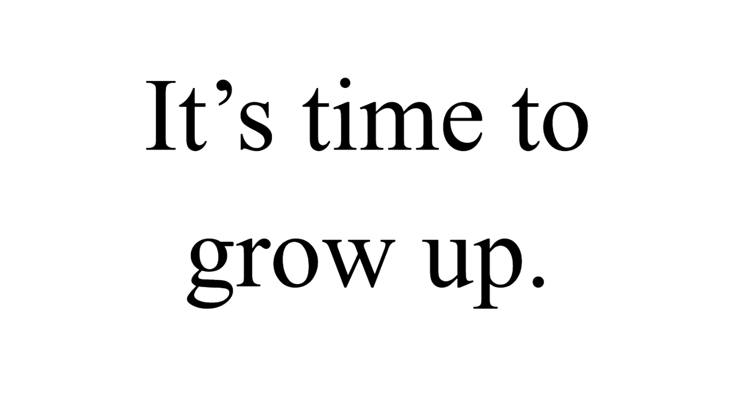 Accountability has to be an action, not just a word.