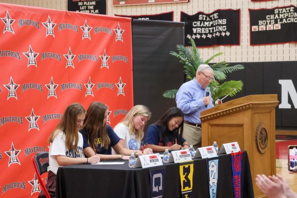 Last Wednesday, St. John's celebrated four seniors as they committed on National Signing Day. 